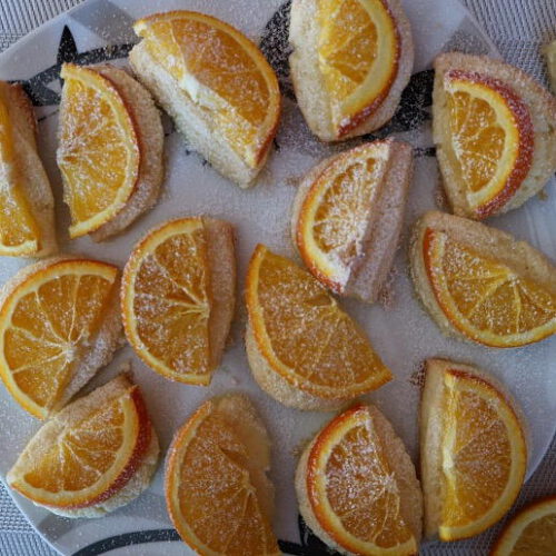 Печенье на сметане с апельсином