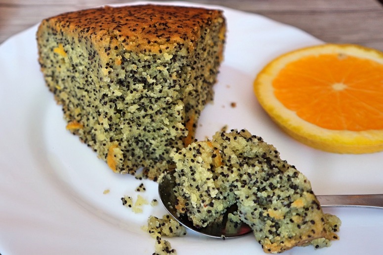 Маковый пирог с апельсином