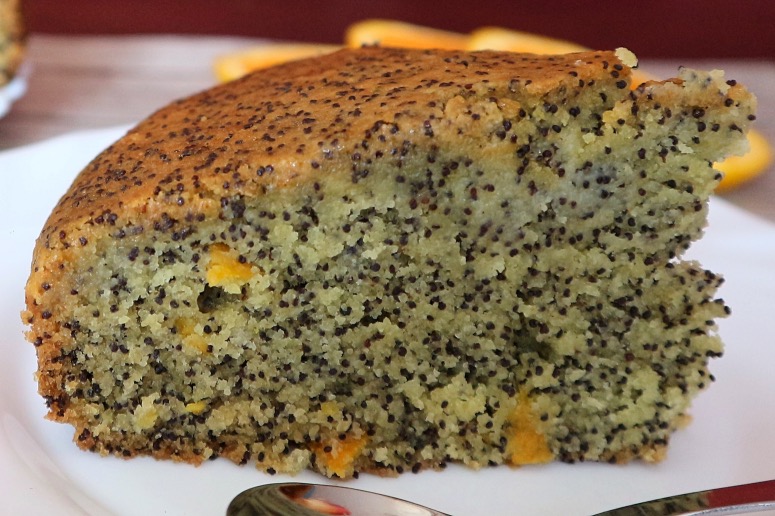 Постный маковый пирог с апельсином – быстрый рецепт сочного кекса