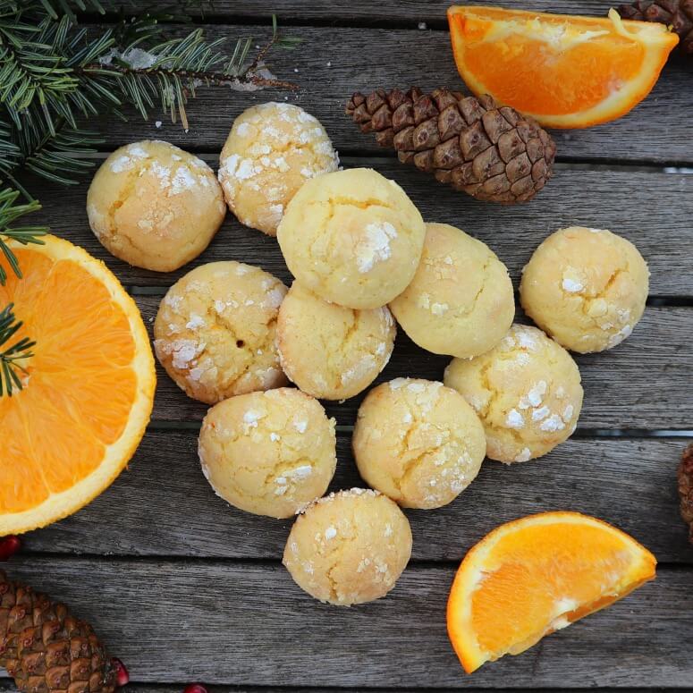 Нежное апельсиновое печенье